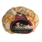 Помпонная пряжа modo almond(95% полиэстер 5% люрекс )